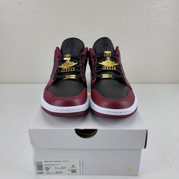 NIKE Air Jordan 1 Low SE Beetroot Gold - Picture 5 of 5